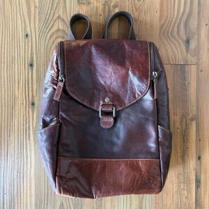 Jack George’s Brown Leather Backpack